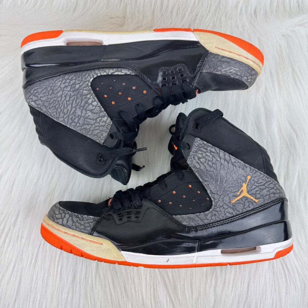 Nike Jordan Basketball Sneakers Shoes 538698-032 SC-1 Sz 11 Black Orange Gray - Picture 4 of 15